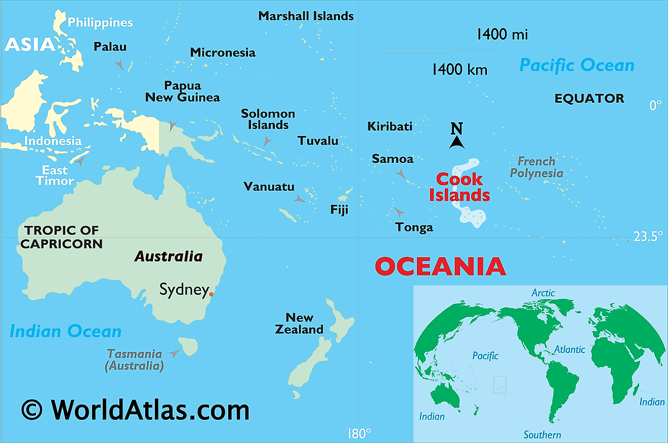 Cook Islands Maps &  Facts - World Atlas