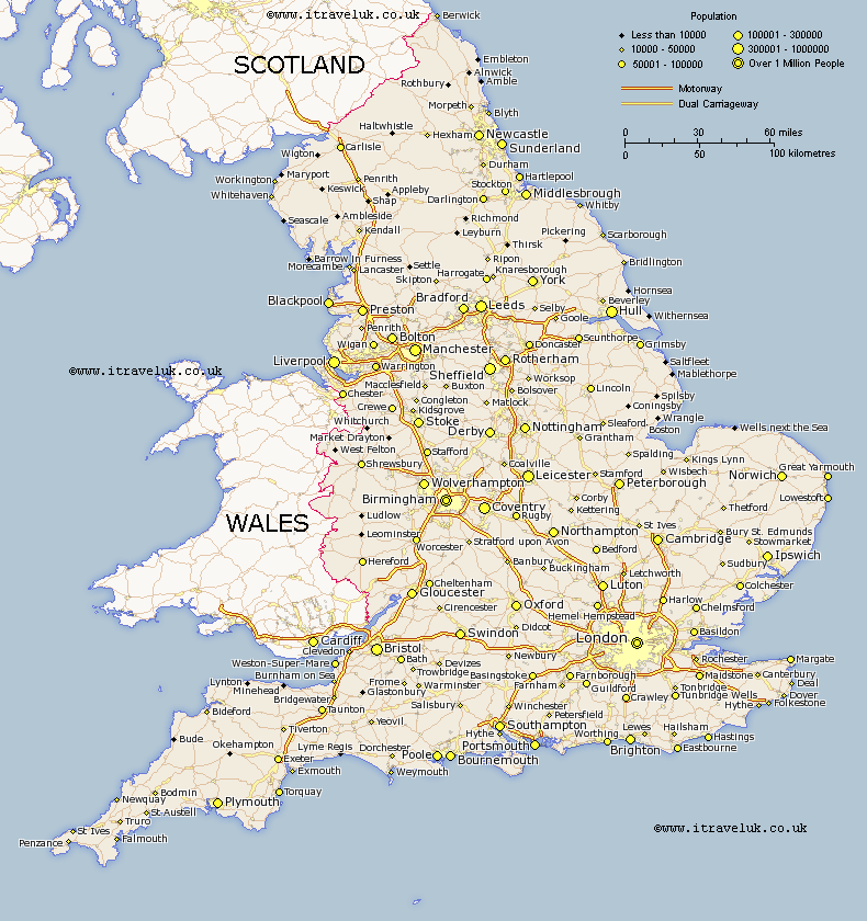 printable map uk cities