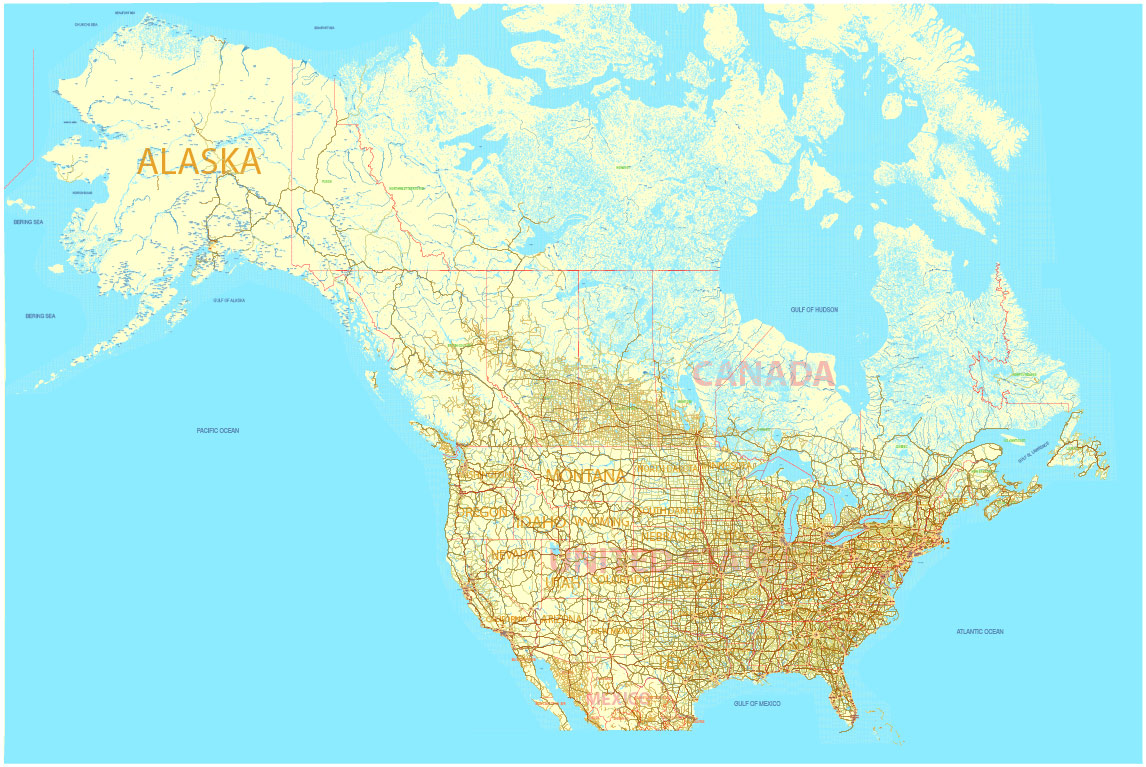 printable map us highways