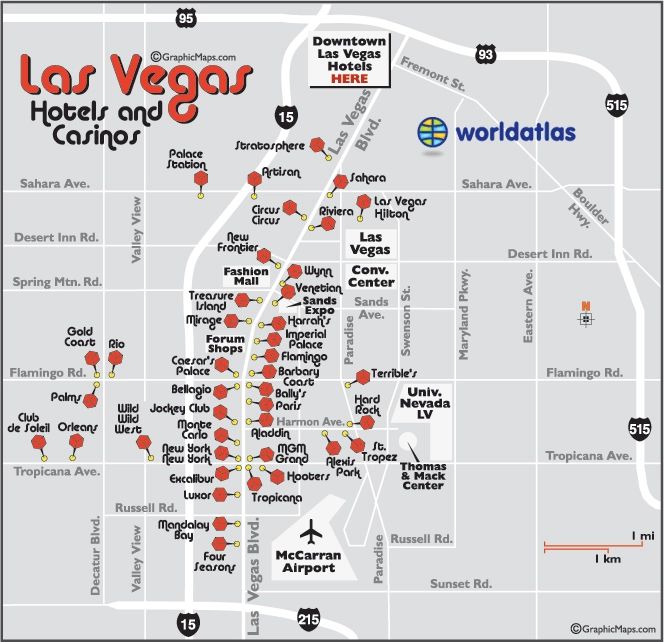 printable map vegas strip