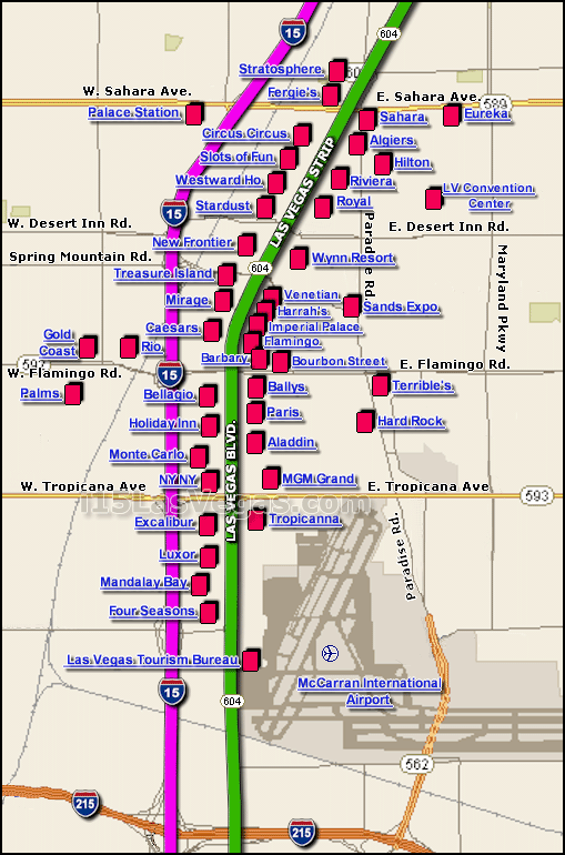 printable map vegas strip