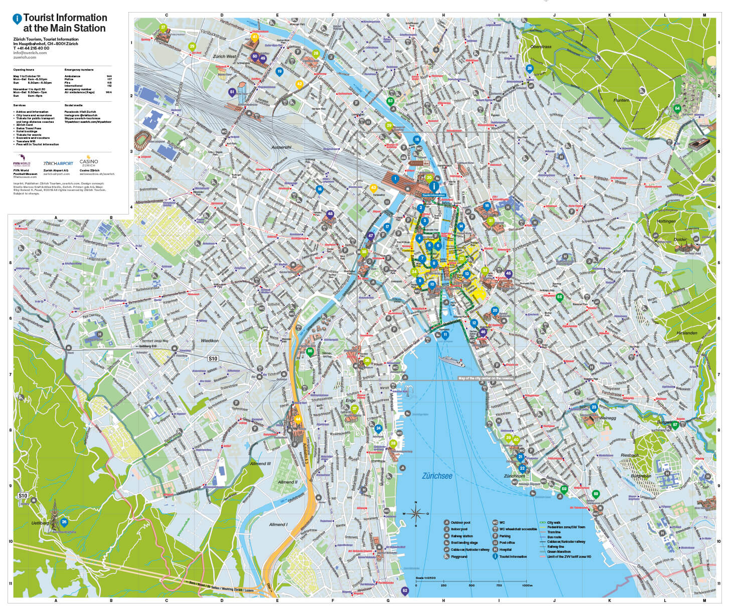 Map of Zurich and Helpful Tips to Get Around (2024) - Newly ...