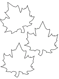printable maple leaves coloring pages