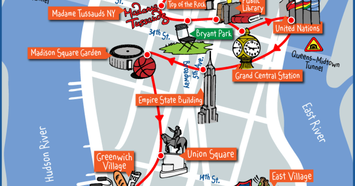 printable maps of manhattan for tourists