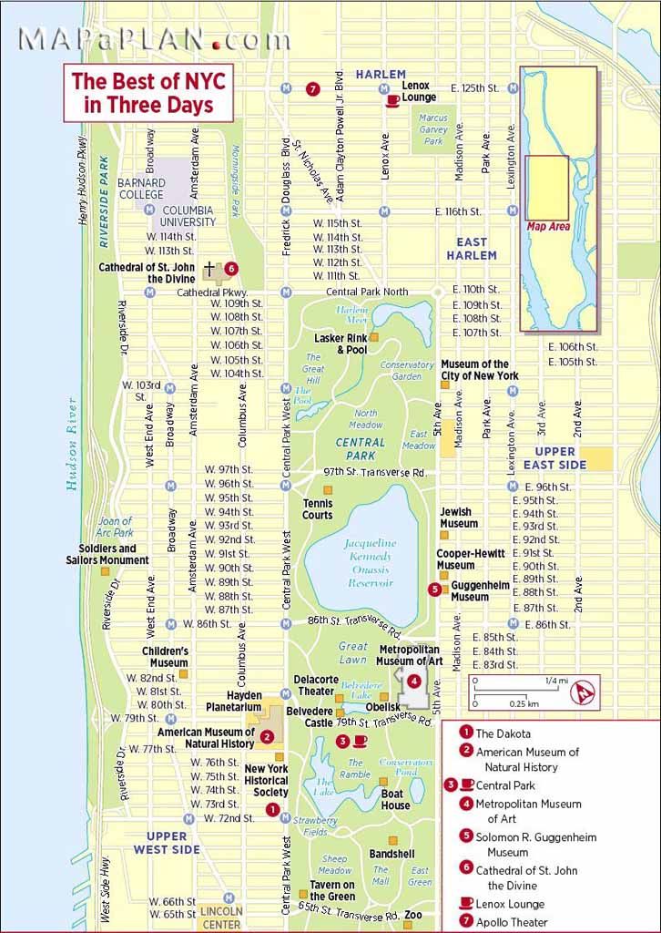 printable maps of manhattan for tourists