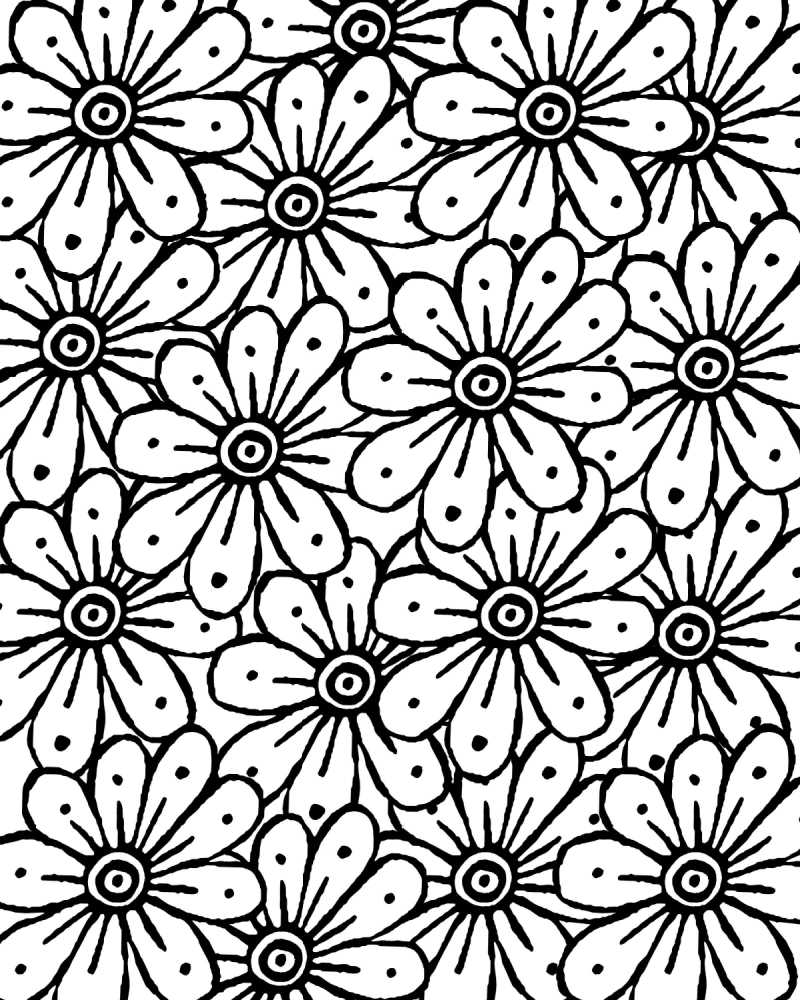 printable marigold flowers