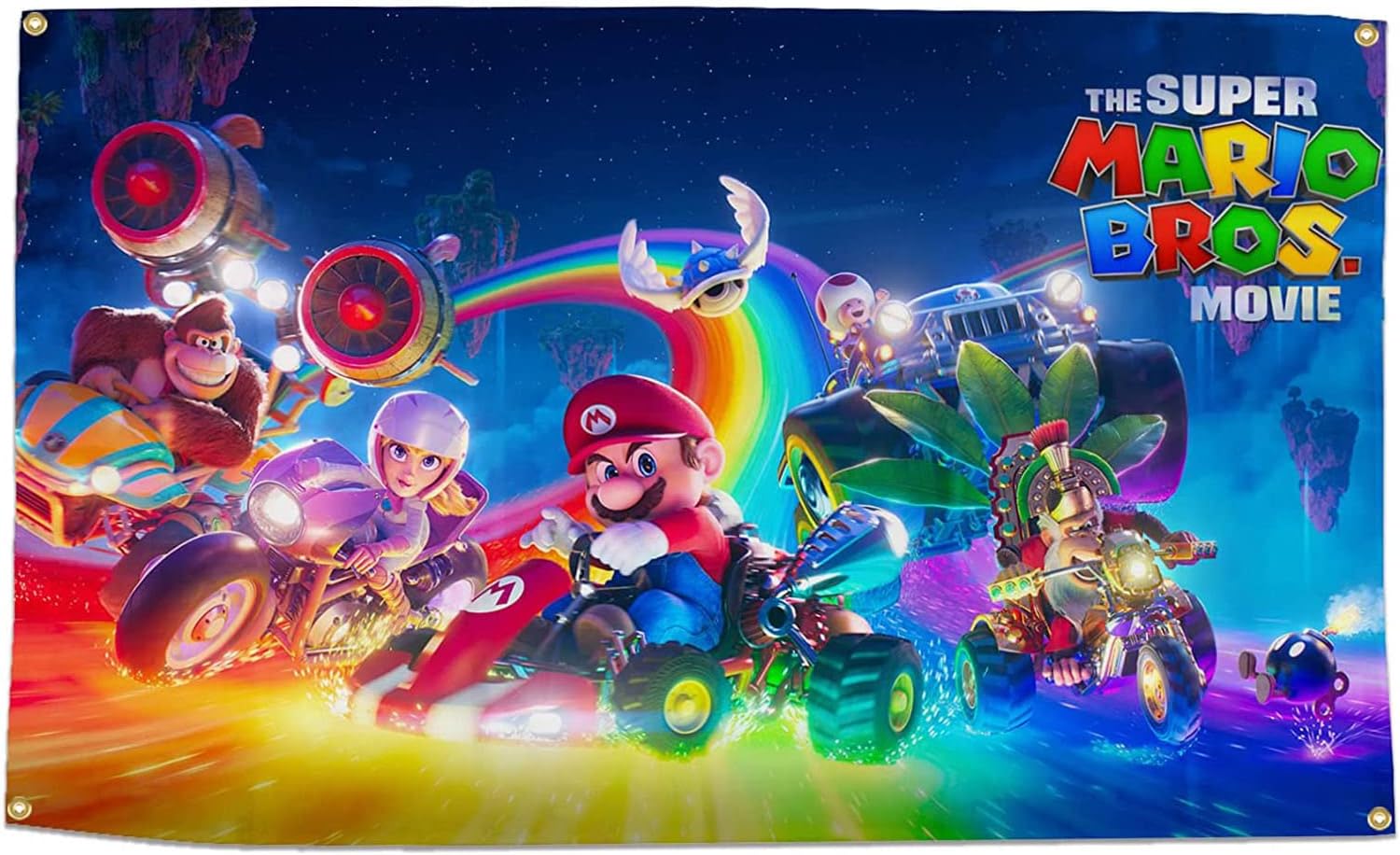 Super Mario Bros Movie Tapestry - Fun Mario Banner Kuwait | Ubuy
