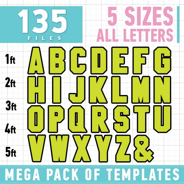 Marquee Letter Template Free Printable FREE Templates