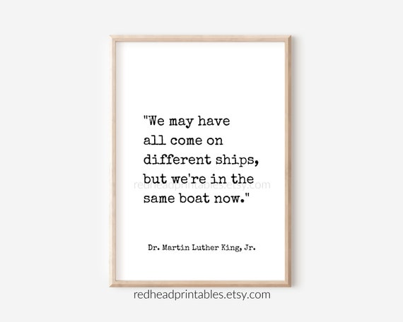 Martin Luther King Jr Quote Printable Wall Art, MLK Quote, MLK Day ...