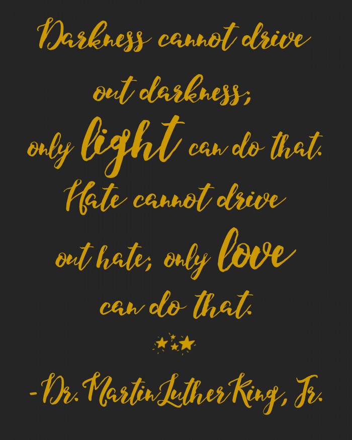 Happy Martin Luther King, Jr. Day + A Free Printable! | A Joyful Riot