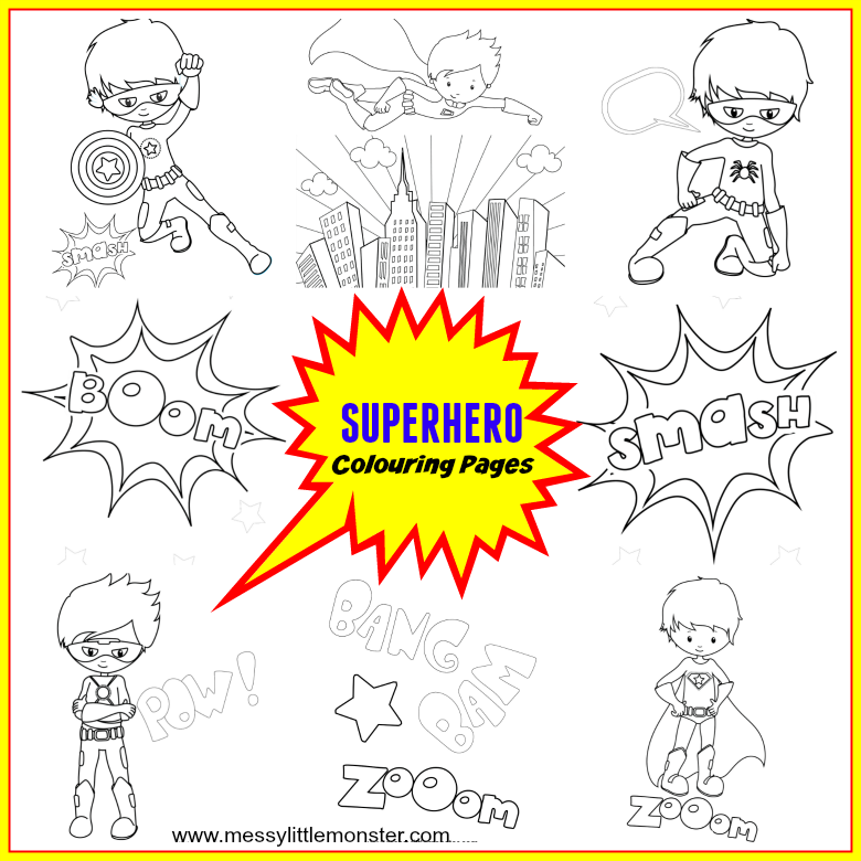 printable marvel heroes coloring pages