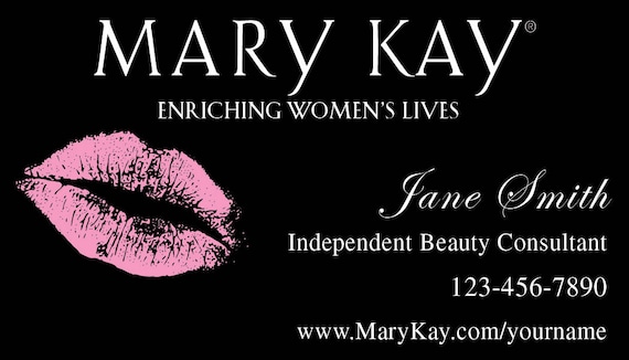 printable mary kay business cards