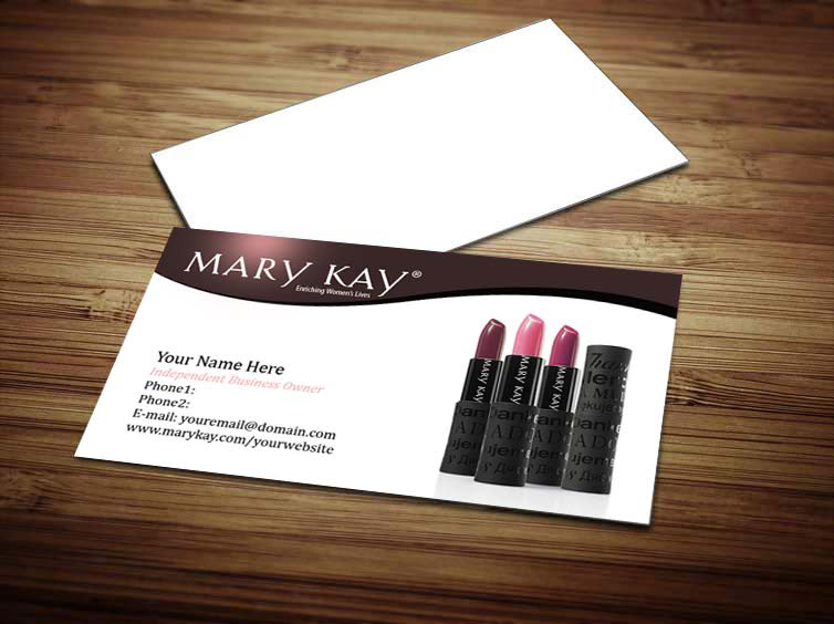 printable mary kay business cards