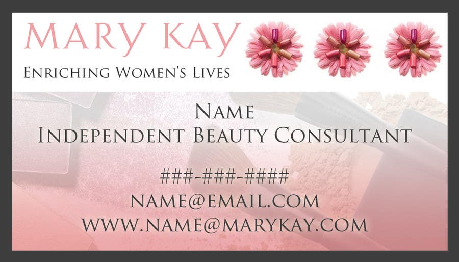 printable mary kay business cards