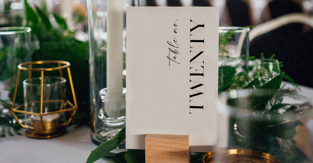 Free Printable Table Numbers for Weddings and Events