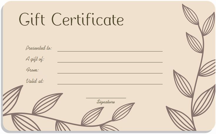 √ 20 Massage Gift Certificate Template Free Download ...