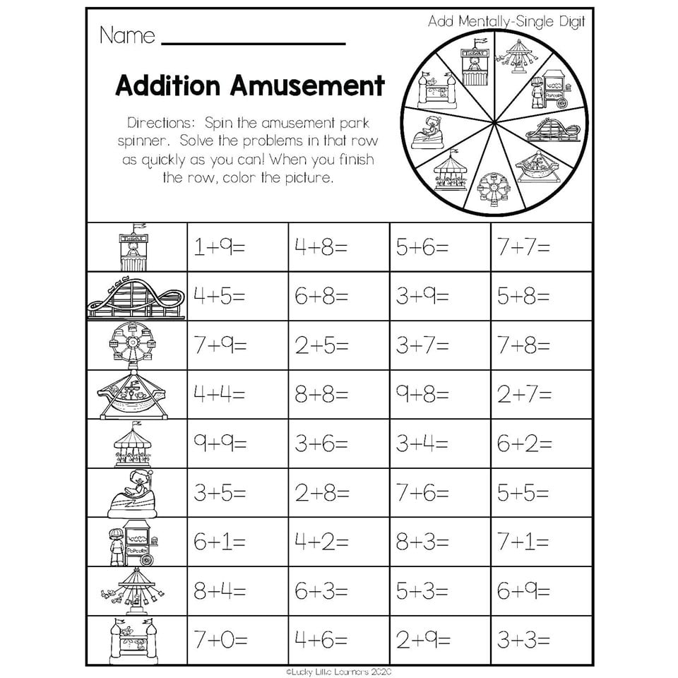 2 Digit Addition Worksheets Worksheets Library