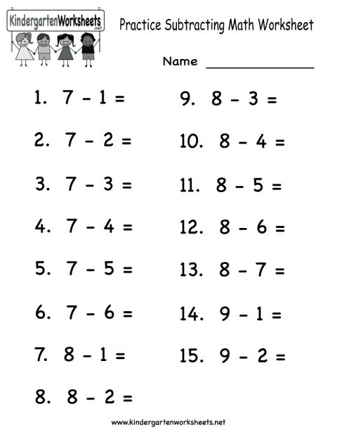 11+ Kindergarten Math Practice Worksheet