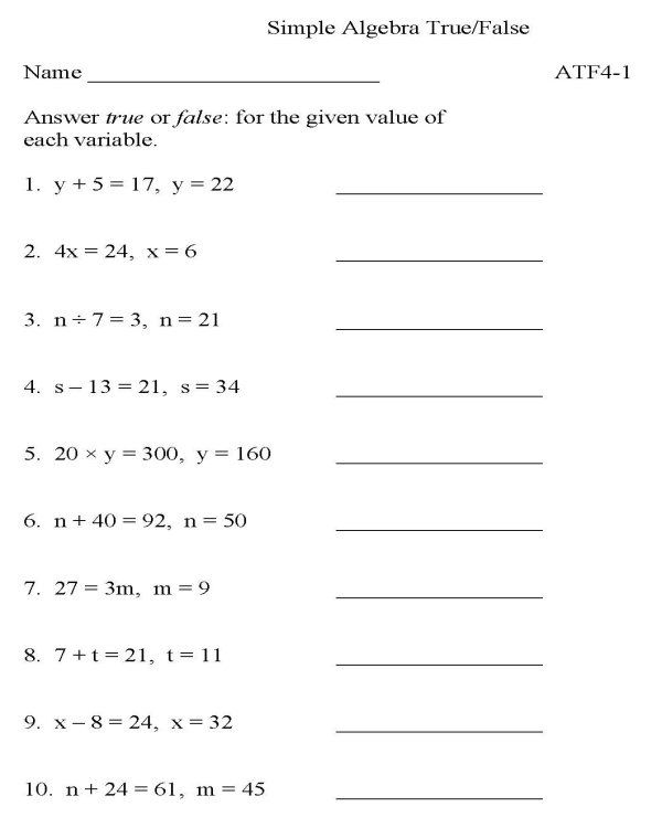 Free 9th Grade Math Worksheets Printable
