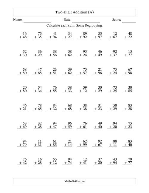 printable math worksheet for