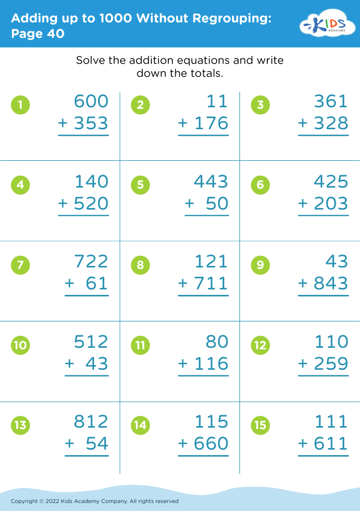 printable math worksheet grade 3