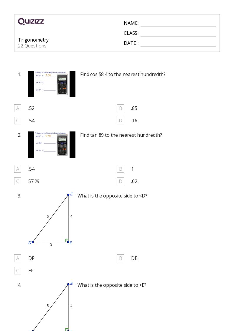 50+ Math worksheets for 12th Grade on Quizizz | Free &  Printable
