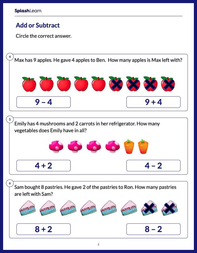 printable math worksheet word problems