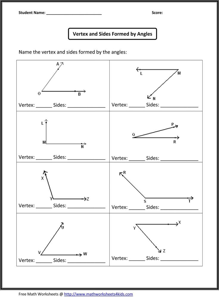 8+ 4Th Grade Geometry Worksheets Printable