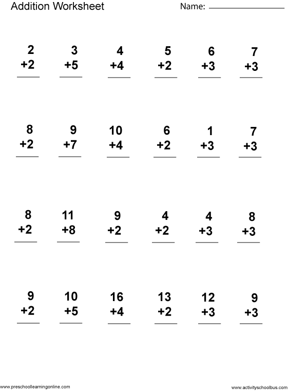 printable math worksheets for 1st grade pdf