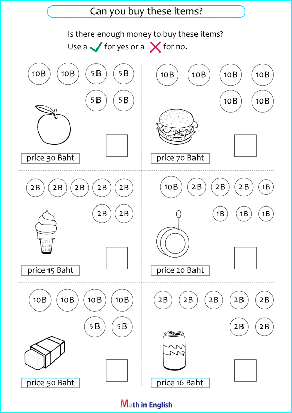 Printable primary math worksheet for math grades 1 to 6 based on ...