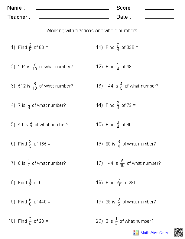 printable math worksheets multiplying and dividing fractions
