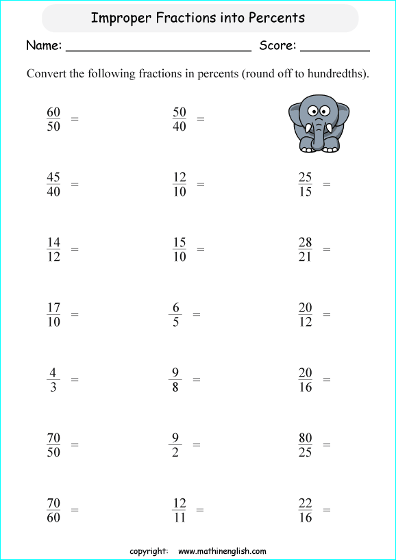 Printable primary math worksheet for math grades 1 to 6 based on ...