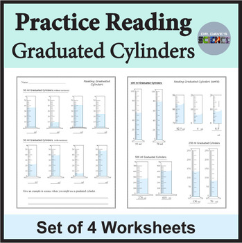 printable math worksheets reading graduated cylinder
