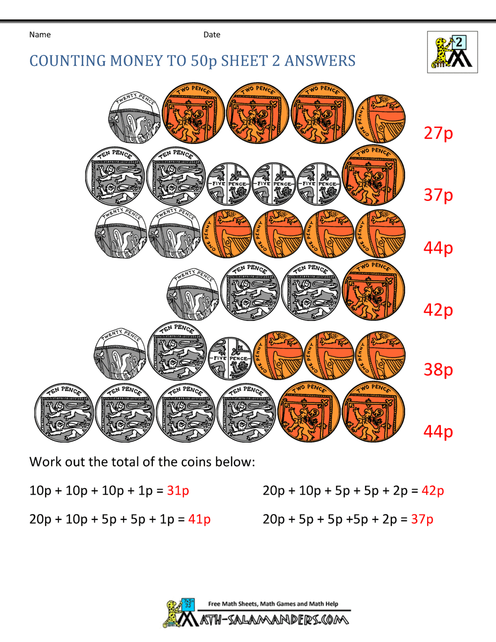 printable math worksheets uk
