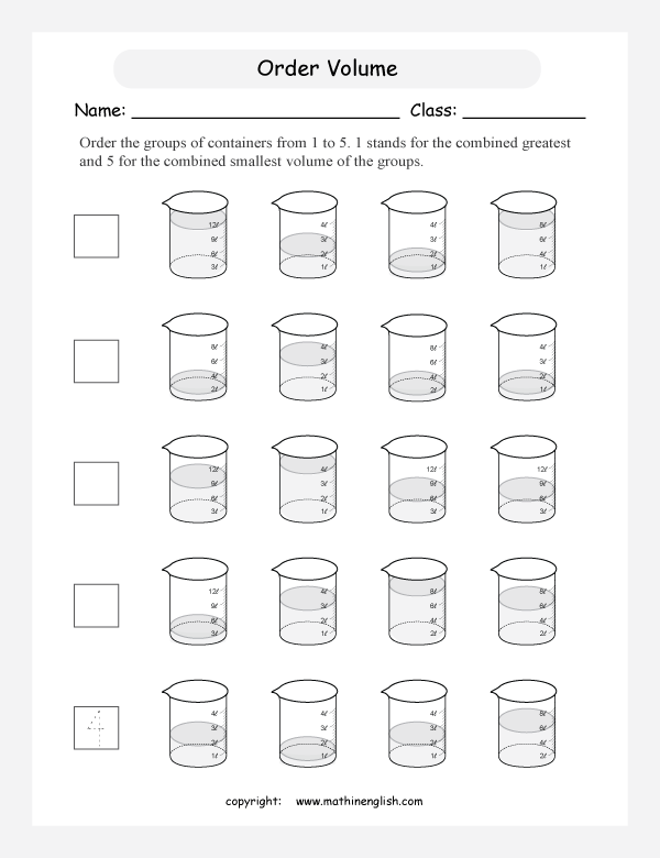 Printable primary math worksheet for math grades 1 to 6 based on ...