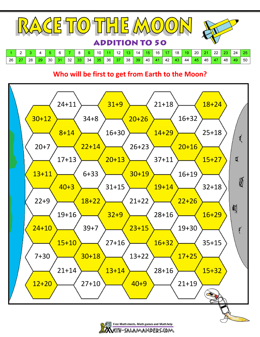 Math Addition Games for Kids