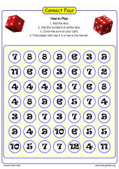 Printable Math Games and Worksheets | Edu-Games.Org