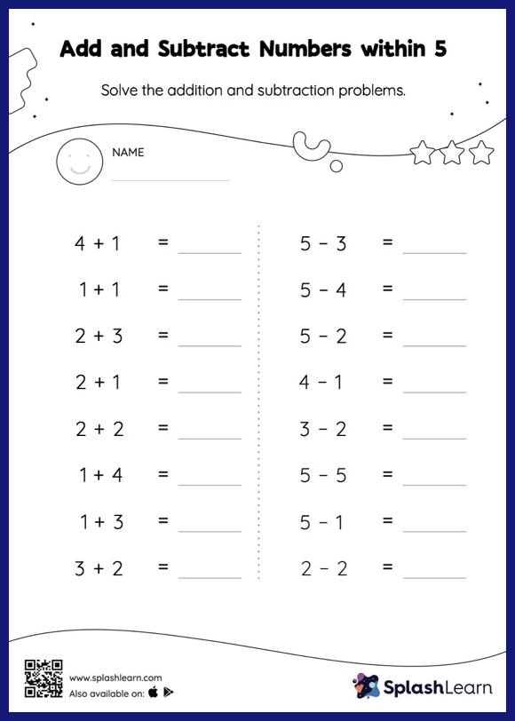 Free Printable Math Worksheets for Kids Online | SplashLearn