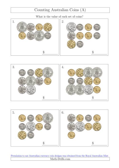 Counting Australian Coins (A)