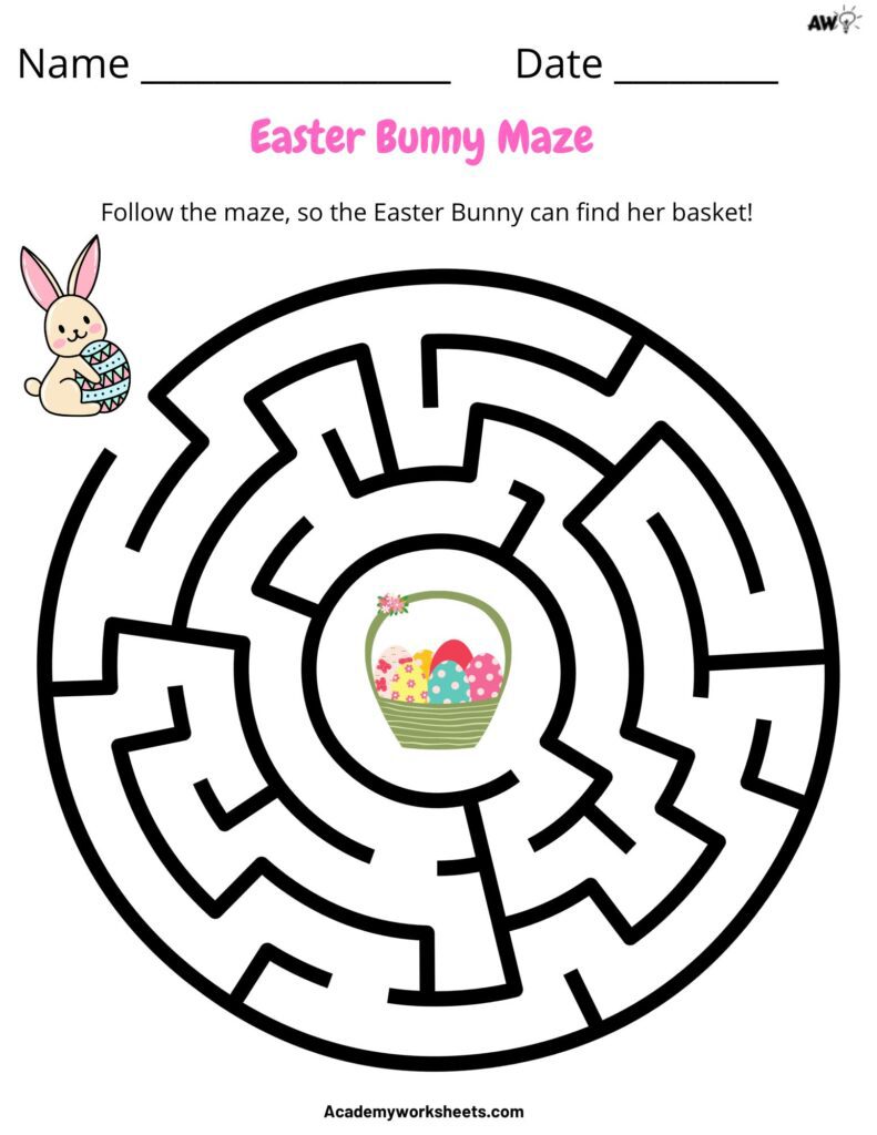 fun-easter-activity-mazes-for-children-academy-worksheets-worksheets-library for Free Printable Easter Mazes For Kids Fun Easter Activity Mazes for Children - Academy Worksheets - Worksheets Library for Free Printable Easter Mazes For Kids