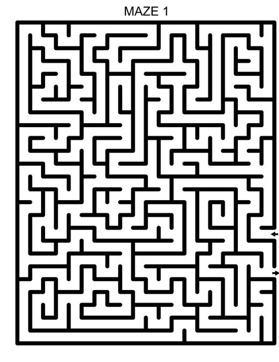 Mazes for Kids Printable Mazes Maze Puzzle Book Instant Download ...