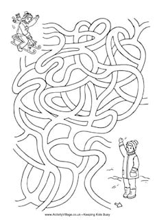 printable mazes 6 year old