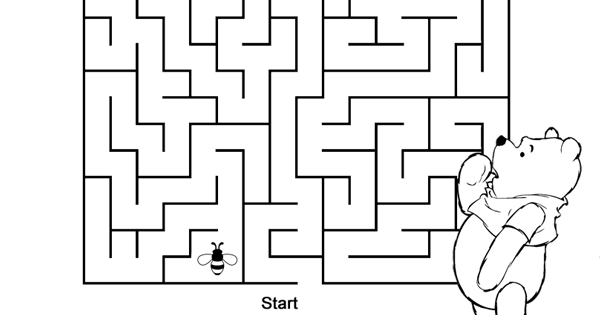 Printable Disney Mazes | Disneyclips.com