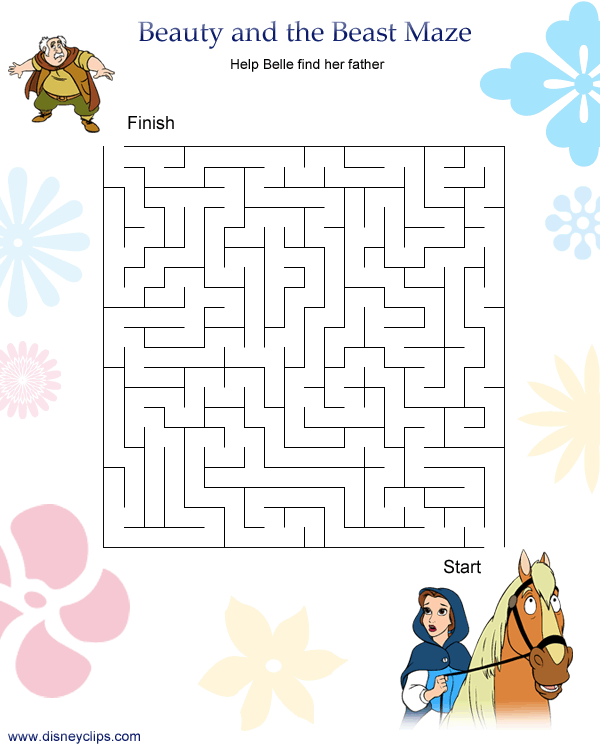 Printable Disney Mazes
