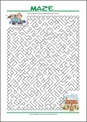 Free printable Mazes for Kids - Easy to Hard - MyHomeSchoolMath