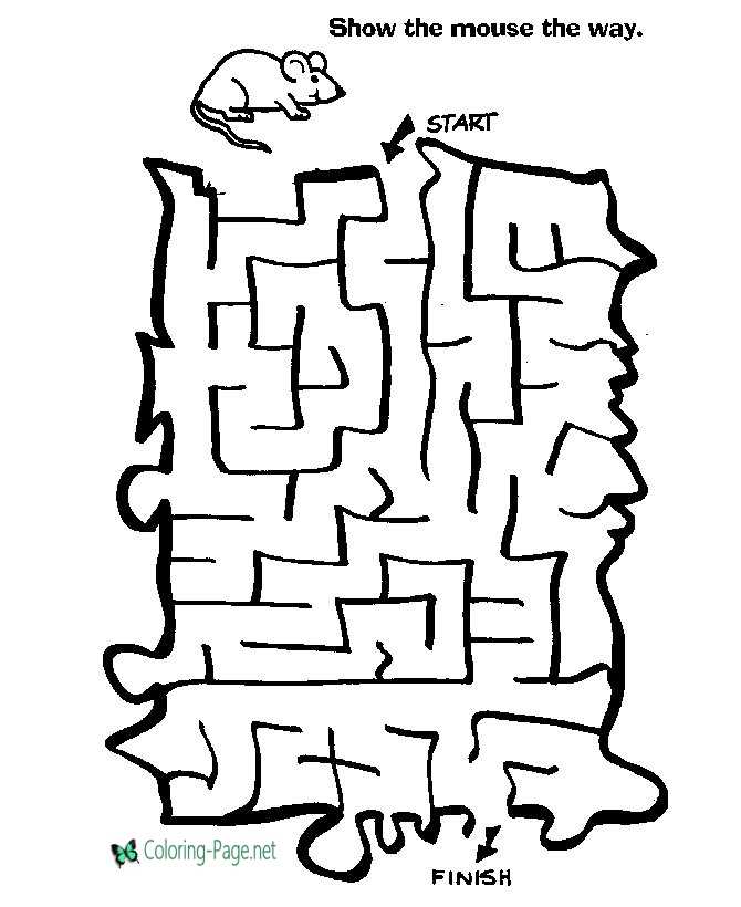 Printable Mazes