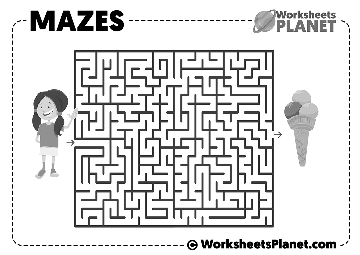 printable mazes for 2 year olds