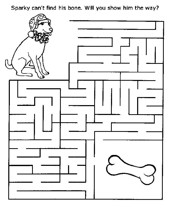 printable mazes for 2 year olds