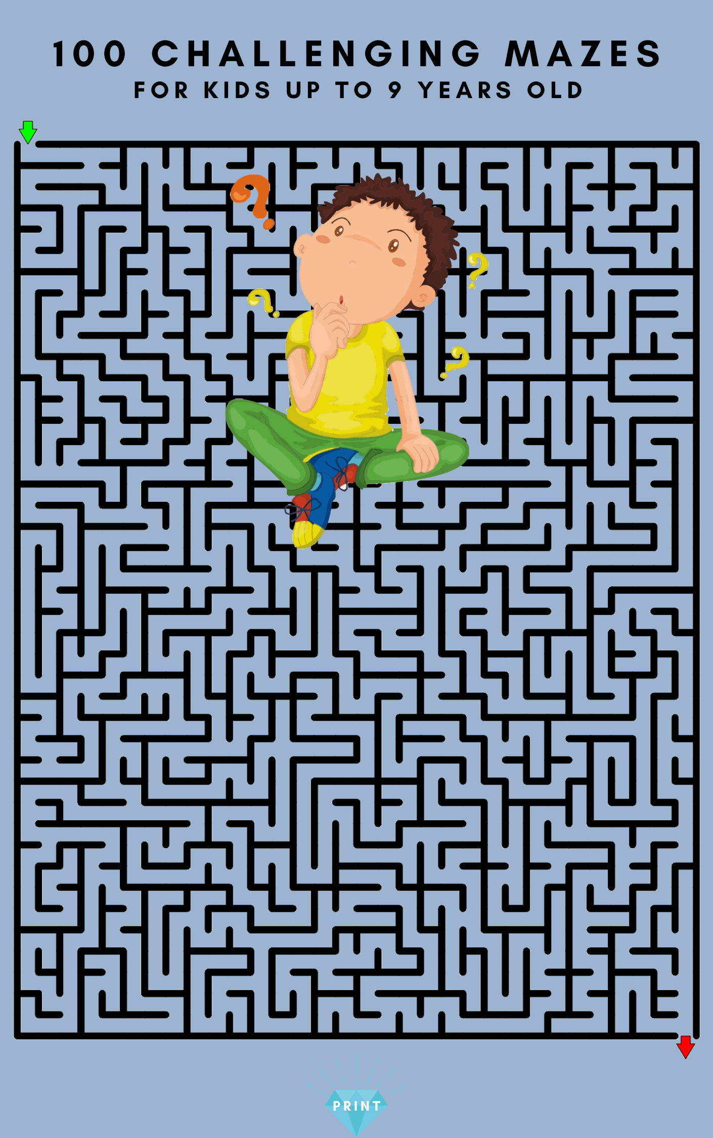 printable mazes for 2 year olds