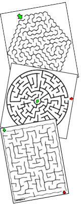printable mazes for 4 year olds pdf